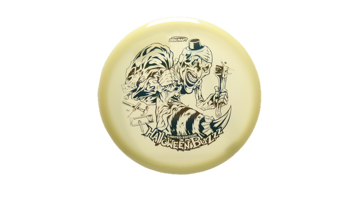 Discraft 2025 Halloween Mega-Glo Buzzz Midrange Front View
