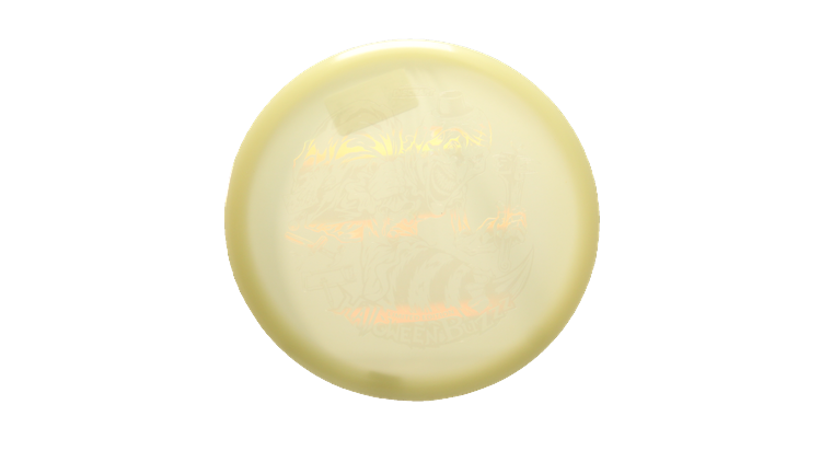 Discraft 2025 Halloween Mega-Glo Buzzz Midrange Front View
