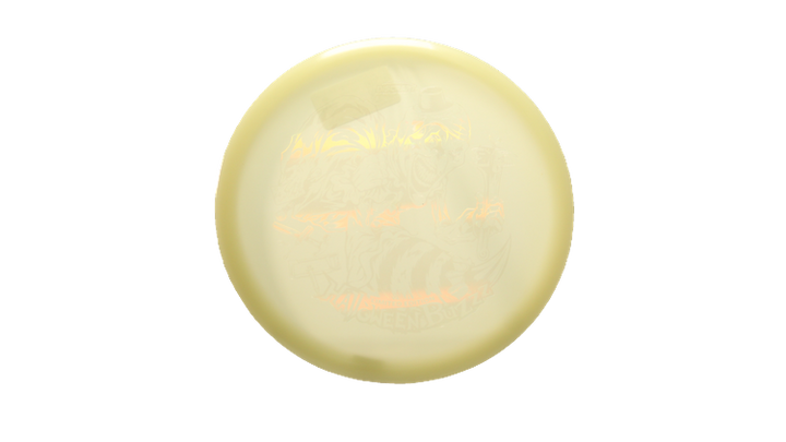 Discraft 2025 Halloween Mega-Glo Buzzz Midrange Front View