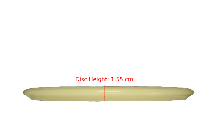 Discraft 2025 Halloween Mega-Glo Buzzz Midrange Profile View