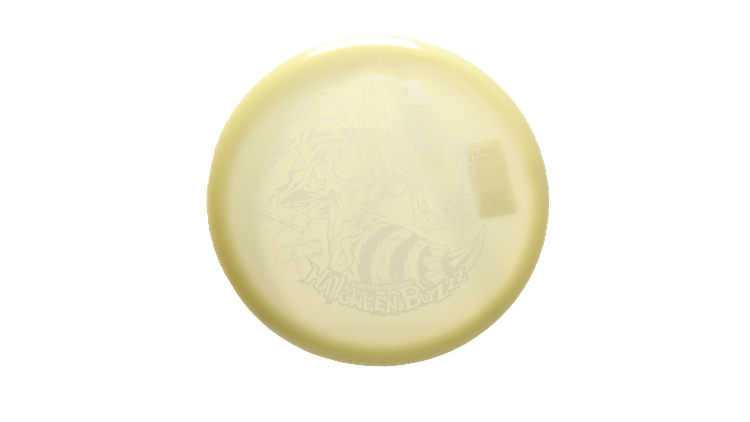 Discraft 2025 Halloween Mega-Glo Buzzz Midrange Front View