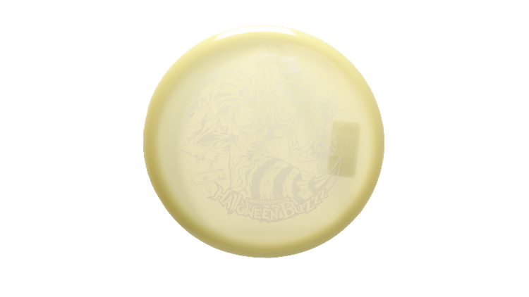 Discraft 2025 Halloween Mega-Glo Buzzz Midrange Front View