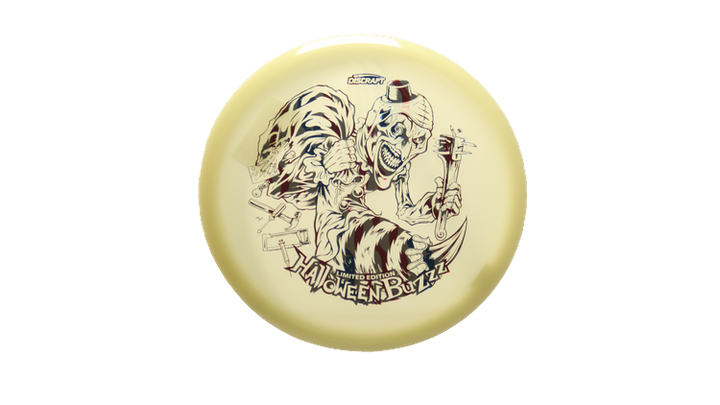 Discraft 2025 Halloween Mega-Glo Buzzz Midrange Front View