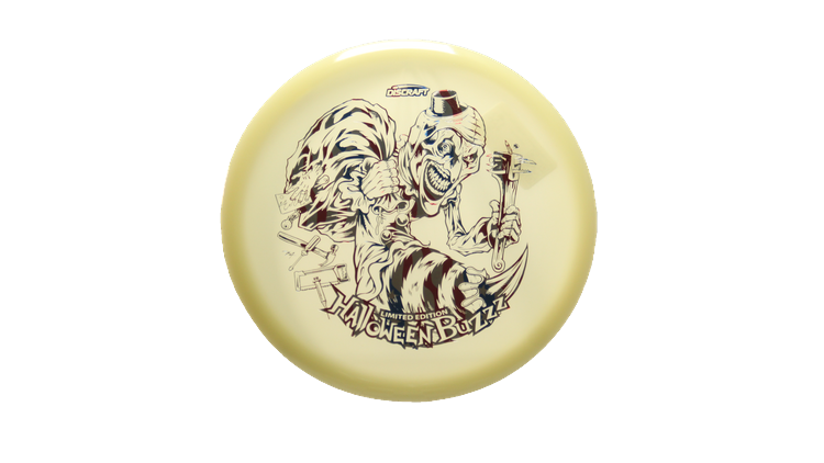 Discraft 2025 Halloween Mega-Glo Buzzz Midrange Front View