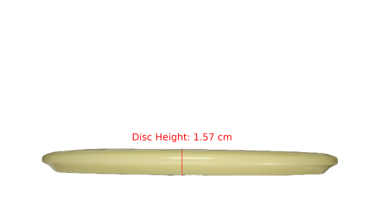 Discraft 2025 Halloween Mega-Glo Buzzz Midrange Profile View