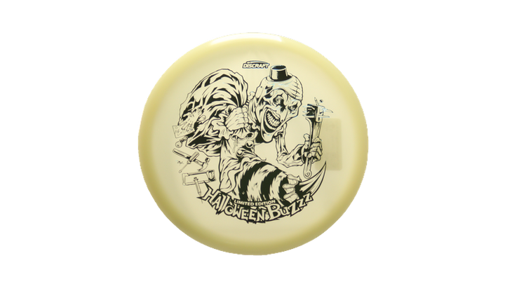 Discraft 2025 Halloween Mega-Glo Buzzz Midrange Front View