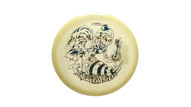 Discraft 2025 Halloween Mega-Glo Buzzz Midrange Front View