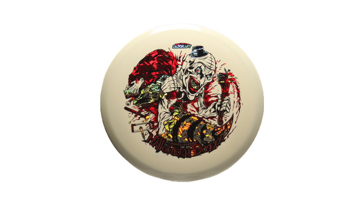 Discraft 2025 Tri-Foil Halloween Glo Buzzz Midrange Front View