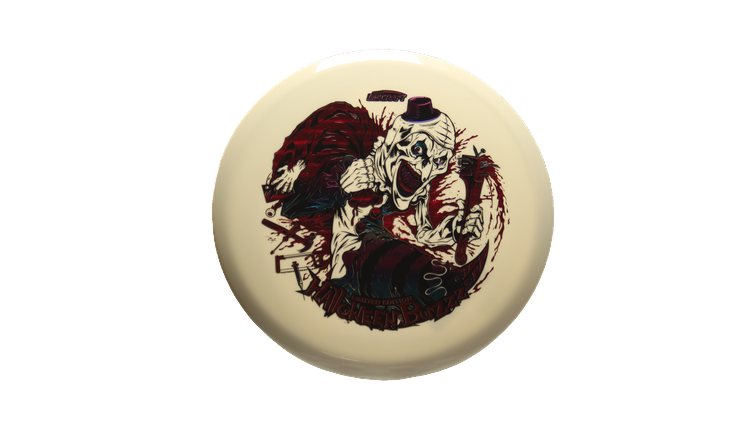 Discraft 2025 Tri-Foil Halloween Glo Buzzz Midrange Front View