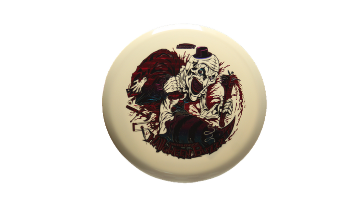 Discraft 2025 Tri-Foil Halloween Glo Buzzz Midrange Front View