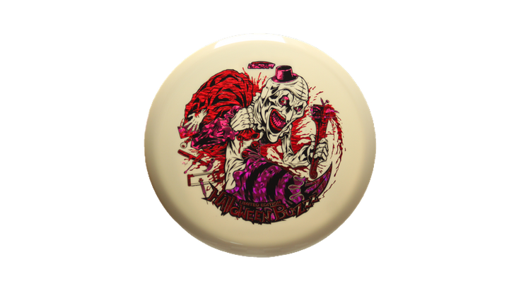 Discraft 2025 Tri-Foil Halloween Glo Buzzz Midrange Front View