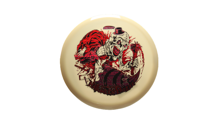 Discraft 2025 Tri-Foil Halloween Glo Buzzz Midrange Front View