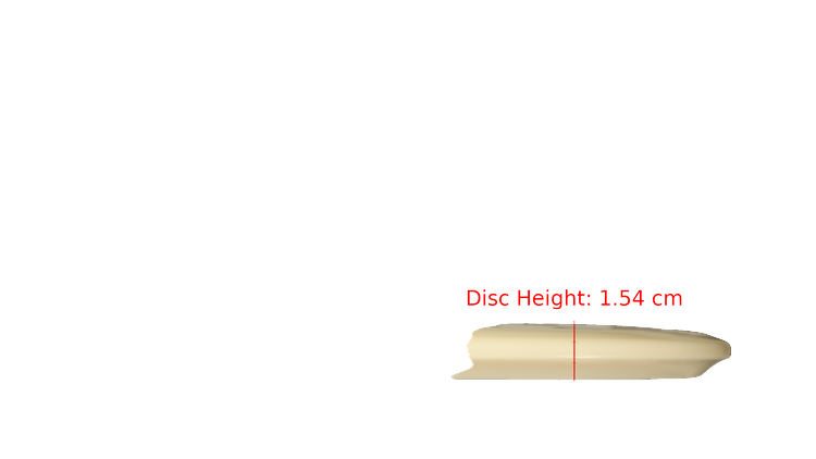 Discraft 2025 Tri-Foil Halloween Glo Buzzz Midrange Profile View