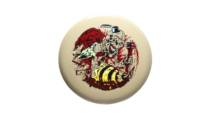 Discraft 2025 Tri-Foil Halloween Glo Buzzz Midrange Front View