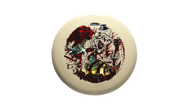Discraft 2025 Tri-Foil Halloween Glo Buzzz Midrange Front View