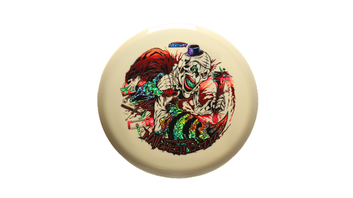 Discraft 2025 Tri-Foil Halloween Glo Buzzz Midrange Front View