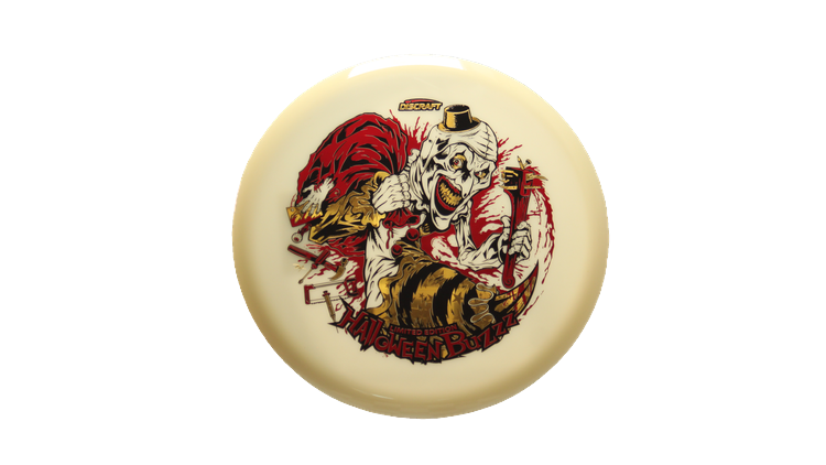 Discraft 2025 Tri-Foil Halloween Glo Buzzz Midrange Front View