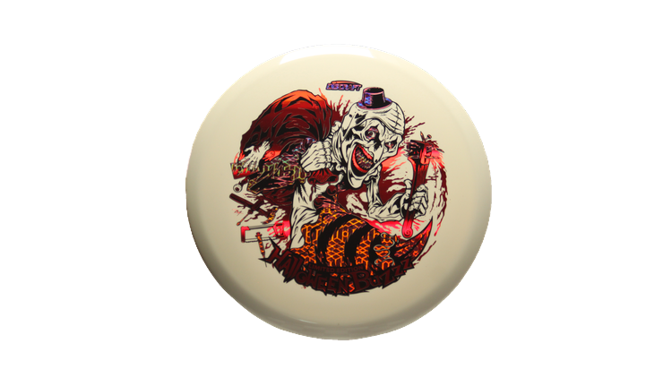 Discraft 2025 Tri-Foil Halloween Glo Buzzz Midrange Front View