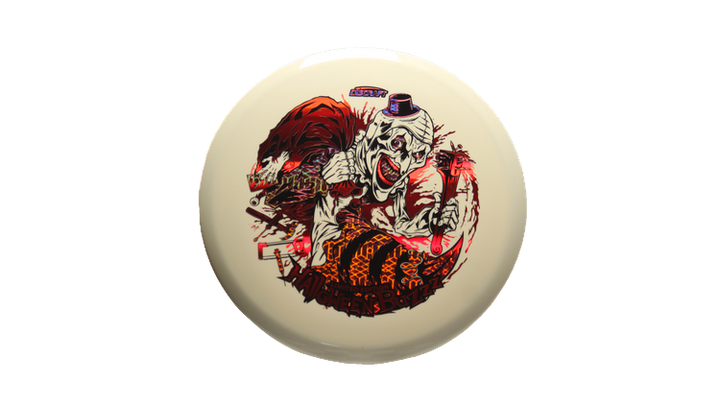 Discraft 2025 Tri-Foil Halloween Glo Buzzz Midrange Front View