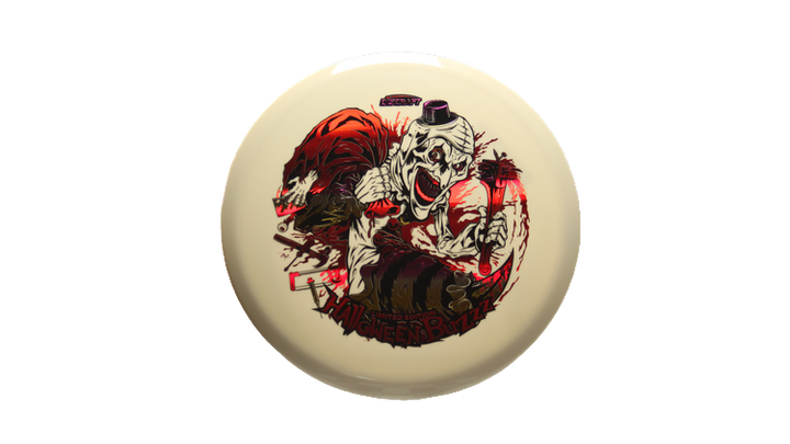 Discraft 2025 Tri-Foil Halloween Glo Buzzz Midrange Front View