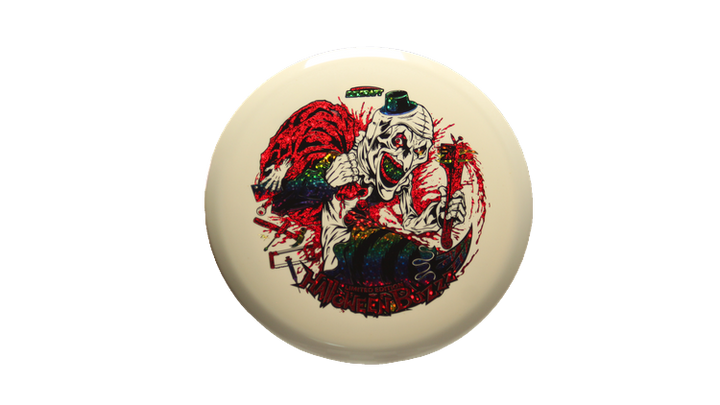 Discraft 2025 Tri-Foil Halloween Glo Buzzz Midrange Front View