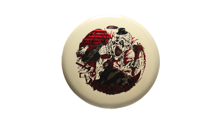 Discraft 2025 Tri-Foil Halloween Glo Buzzz Midrange Front View