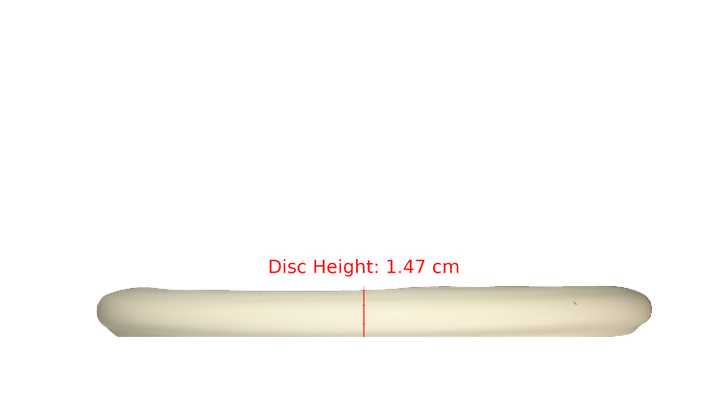 Pie Pan Discs Fear The BogeyMan Prototype Butter Line Bagger Putter Profile View