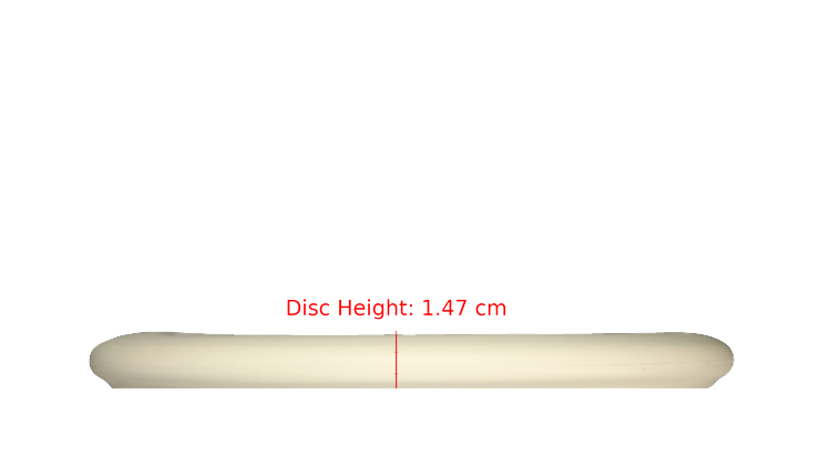 Pie Pan Discs Fear The BogeyMan Prototype Butter Line Bagger Putter Profile View