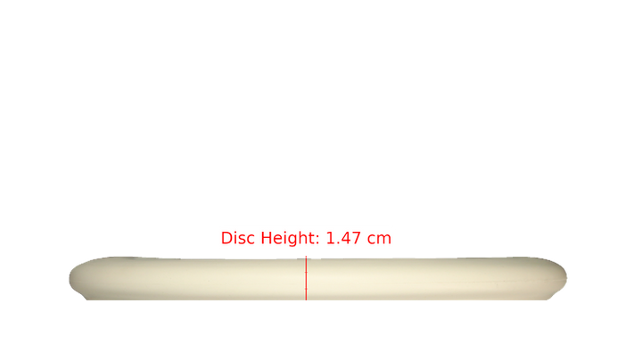 Pie Pan Discs Fear The BogeyMan Prototype Butter Line Bagger Putter Profile View