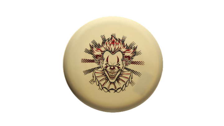 Pie Pan Discs Fear The BogeyMan Prototype Butter Line Glow Bagger Putter Front View