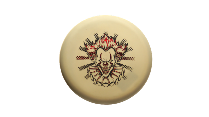 Pie Pan Discs Fear The BogeyMan Prototype Butter Line Glow Bagger Putter Front View