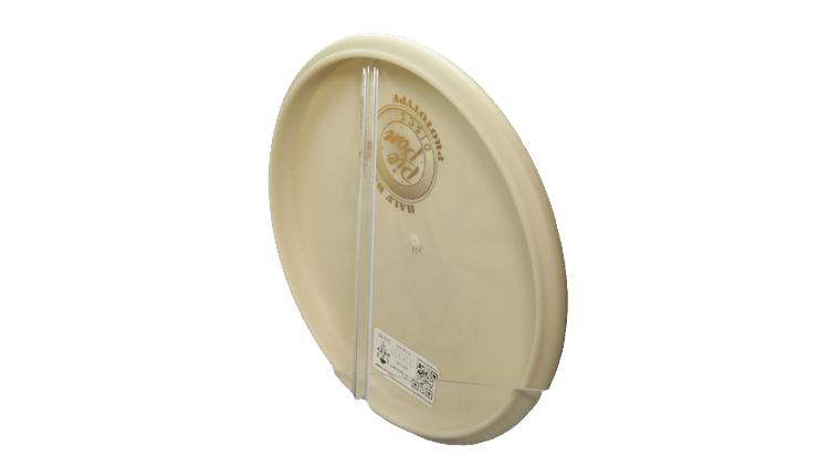 Pie Pan Discs Fear The BogeyMan Prototype Butter Line Glow Bagger Putter Back View