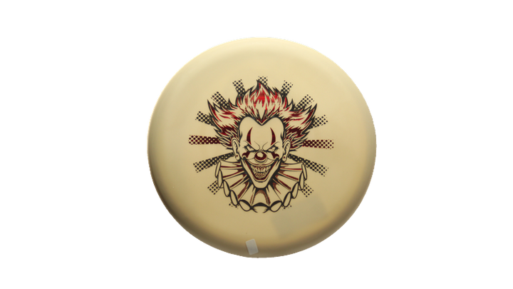 Pie Pan Discs Fear The BogeyMan Prototype Butter Line Glow Bagger Putter Front View