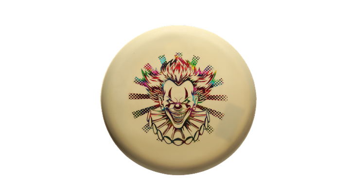 Pie Pan Discs Fear The BogeyMan Prototype Butter Line Glow Bagger Putter Front View