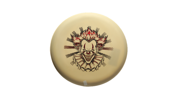 Pie Pan Discs Fear The BogeyMan Prototype Butter Line Glow Bagger Putter Front View