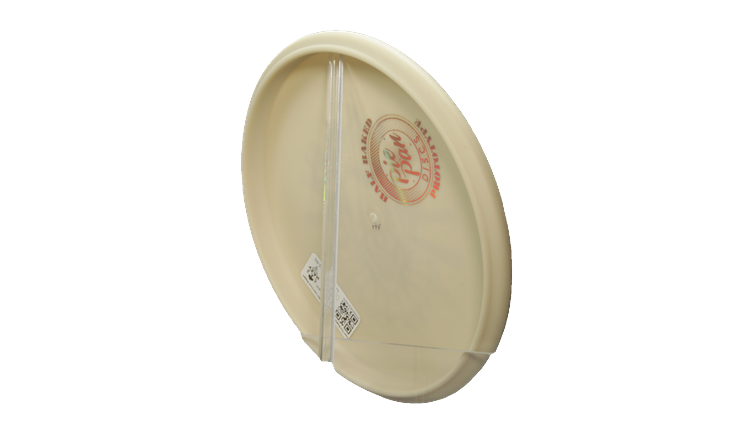 Pie Pan Discs Fear The BogeyMan Prototype Butter Line Glow Bagger Putter Back View