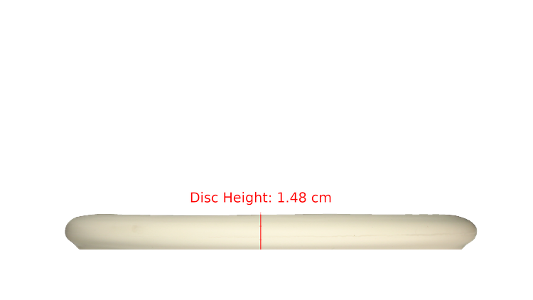 Pie Pan Discs Fear The BogeyMan Prototype Butter Line Bagger Putter Profile View