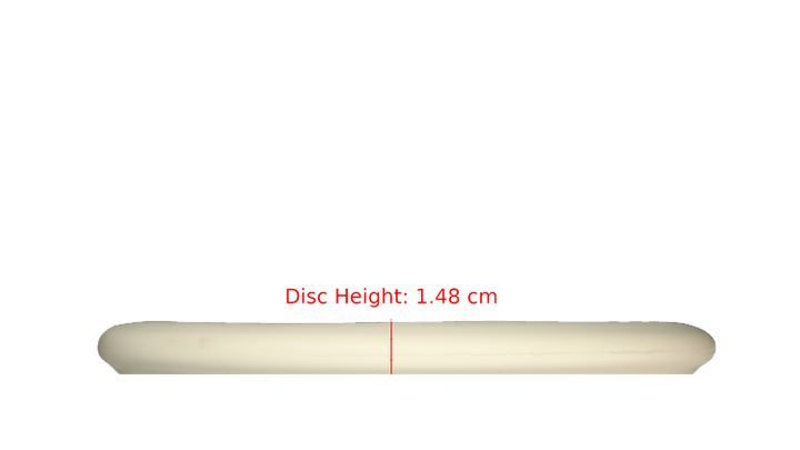 Pie Pan Discs Fear The BogeyMan Prototype Butter Line Bagger Putter Profile View