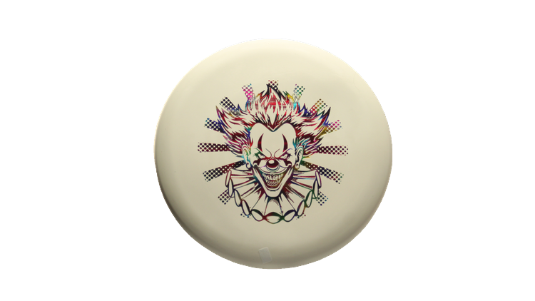 Pie Pan Discs Fear The BogeyMan Prototype Butter Line Bagger Putter Front View