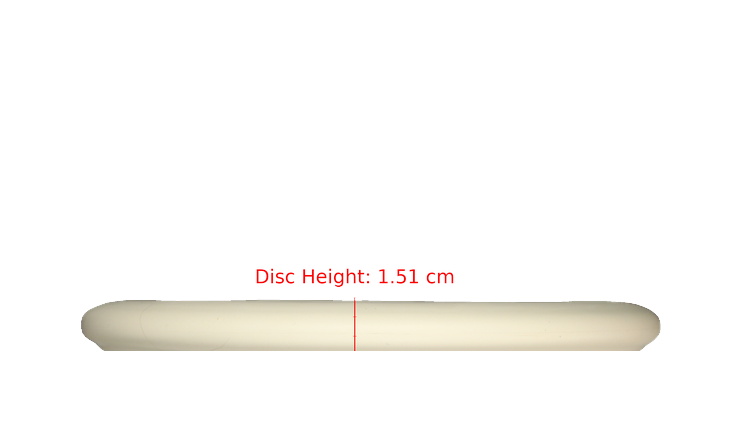 Pie Pan Discs Fear The BogeyMan Prototype Butter Line Bagger Putter Profile View