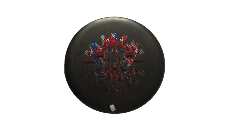 Pie Pan Discs Fear The BogeyMan Prototype Butter Line Bagger Putter Front View