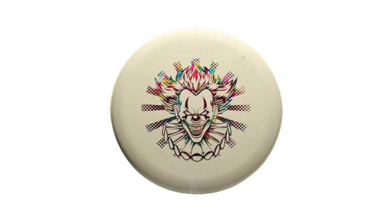 Pie Pan Discs Fear The BogeyMan Prototype Butter Line Bagger Putter Front View