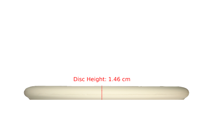 Pie Pan Discs Fear The BogeyMan Prototype Butter Line Bagger Putter Profile View