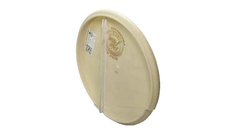 Pie Pan Discs Fear The BogeyMan Prototype Butter Line Glow Bagger Putter Back View