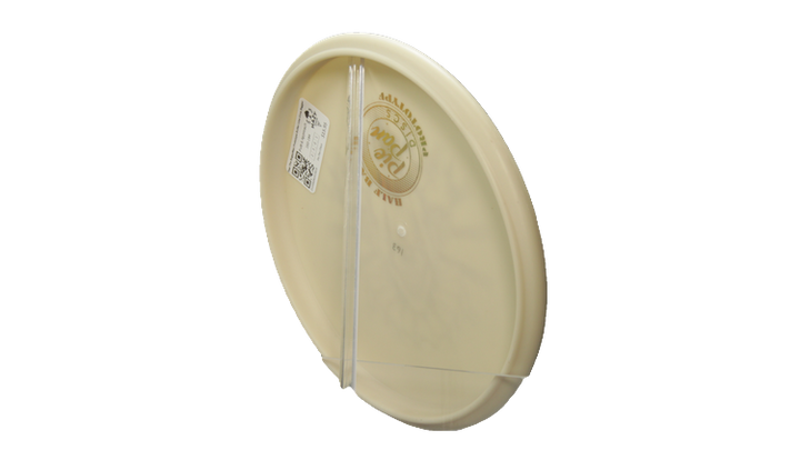 Pie Pan Discs Fear The BogeyMan Prototype Butter Line Glow Bagger Putter Back View