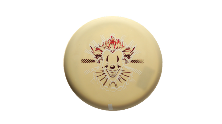 Pie Pan Discs Fear The BogeyMan Prototype Butter Line Glow Bagger Putter Front View