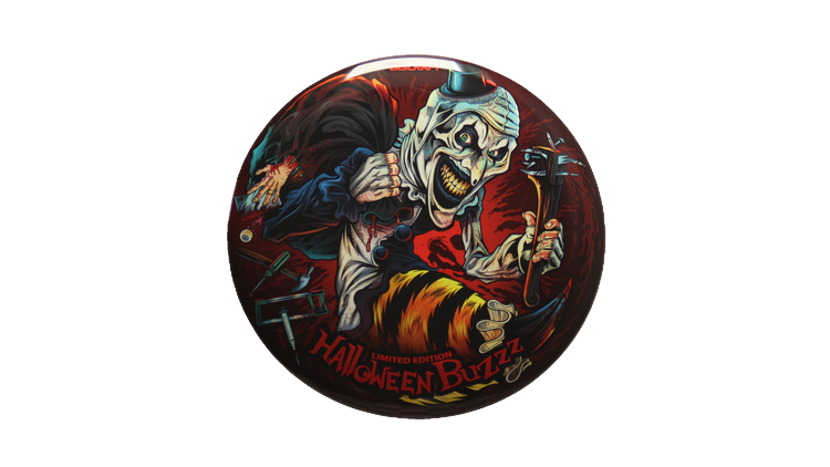 Discraft 2025 Halloween SuperColor Buzzz Midrange Front View