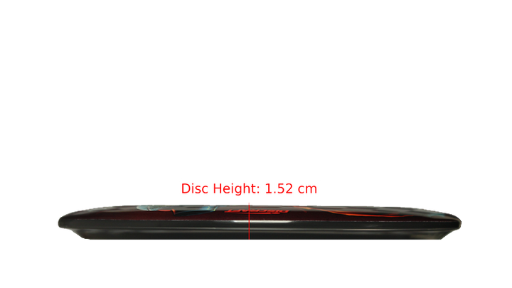 Discraft 2025 Halloween SuperColor Buzzz Midrange Profile View