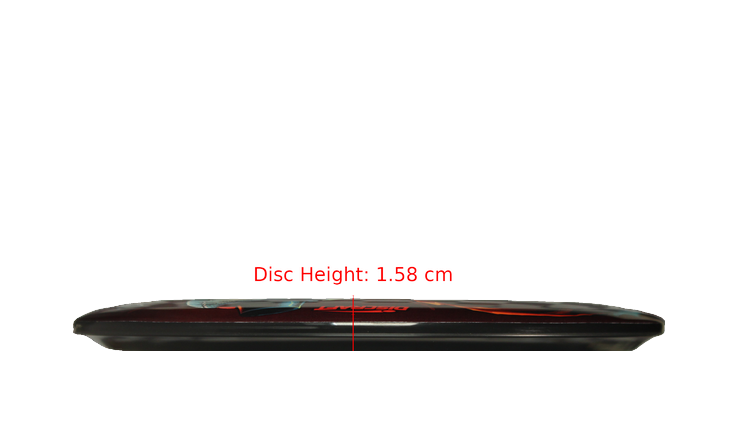 Discraft 2025 Halloween SuperColor Buzzz Midrange Profile View