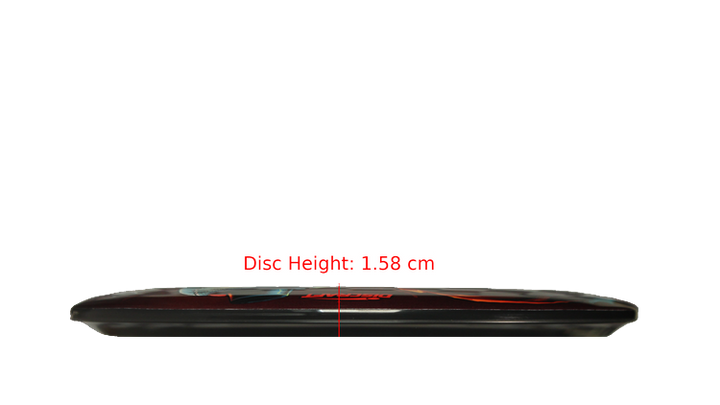 Discraft 2025 Halloween SuperColor Buzzz Midrange Profile View